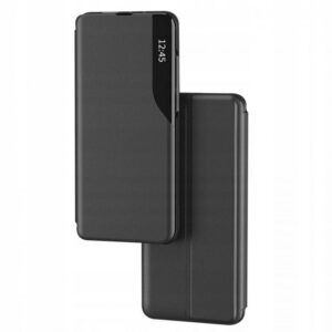 Tel1 Xiaomi Redmi Note 12 5G / Xiaomi Poco X5 5G Eco Leather View Case Elegant Θήκη Βιβλίο - Black