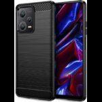 Forcell Xiaomi Redmi Note 12 5G / Xiaomi Poco X5 5G Carbon Fiber Θήκη Σιλικόνης - Black