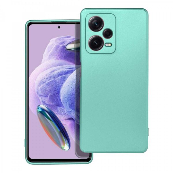 Forcell Xiaomi Redmi Note 12 Pro Plus 5G Metallic Θήκη Σιλικόνης - Green