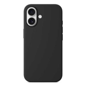 Forcell iPhone 16 Plus Soft Touch Θήκη Σιλικόνης - Black