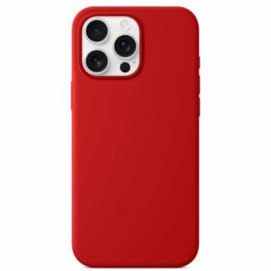 Forcell iPhone 16 Pro Max Soft Touch Θήκη Σιλικόνης - Red