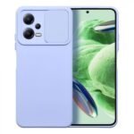 Forcell Xiaomi Redmi Note 12 5G Slide Camera Θήκη Σιλικόνης - Purple