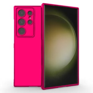 Forcell Samsung Galaxy S24 Ultra 5G Soft Touch Θήκη Σιλικόνης - Fuchsia