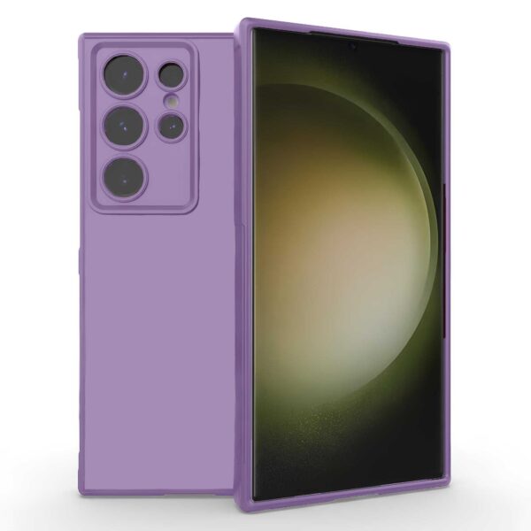 Forcell Samsung Galaxy S24 Ultra 5G Soft Touch Θήκη Σιλικόνης - Soft Purple