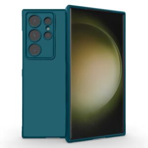 Forcell Samsung Galaxy S24 Ultra 5G Soft Touch Θήκη Σιλικόνης - Soft Petrol