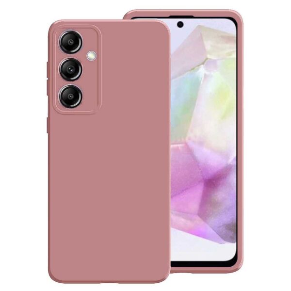 Forcell Samsung Galaxy A25 5G Soft Touch Θήκη Σιλικόνης - Brown