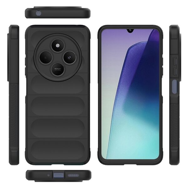 Techsuit Xiaomi Redmi 14C / Poco C75 Magic Shield Θήκη Σιλικόνης - Black