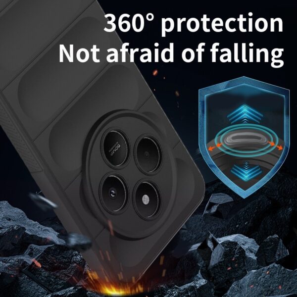 Techsuit Xiaomi Redmi 14C / Poco C75 Magic Shield Θήκη Σιλικόνης - Black