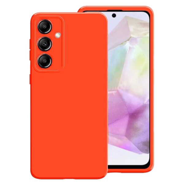 Forcell Samsung Galaxy S24 5G Soft Touch Θήκη Σιλικόνης - Orange Forcell Samsung Galaxy S24 5G Soft Touch Θήκη Σιλικόνης - Orange