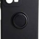 Forcell Xiaomi Redmi Note 12 5G Ring Holder Θήκη Σιλικόνης - Black
