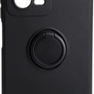 Forcell Xiaomi Redmi Note 12 5G Ring Holder Θήκη Σιλικόνης - Black