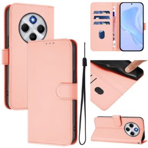 Tel1 Xiaomi Redmi 14C 4G Skin Feel Solid Color Θήκη Βιβλίο - Pink