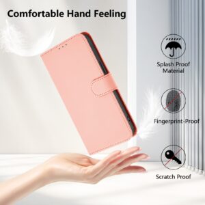 Tel1 Xiaomi Redmi 14C 4G Skin Feel Solid Color Θήκη Βιβλίο - Pink