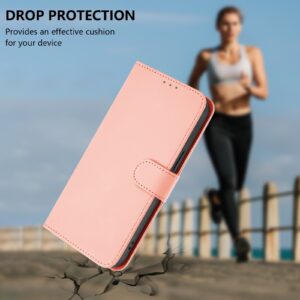 Tel1 Xiaomi Redmi 14C 4G Skin Feel Solid Color Θήκη Βιβλίο - Pink