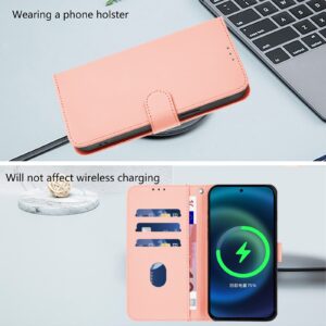 Tel1 Xiaomi Redmi 14C 4G Skin Feel Solid Color Θήκη Βιβλίο - Pink