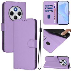 Tel1 Xiaomi Redmi 14C 4G Skin Feel Solid Color Θήκη Βιβλίο - Lavender Purple