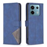 Tel1 Xiaomi Redmi Note 13 Pro 5G Magnetic Buckle Rhombus Θήκη Βιβλίο - Blue