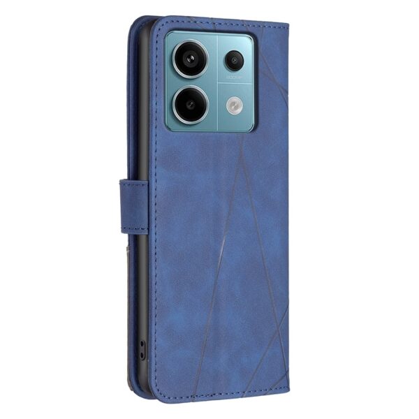 Tel1 Xiaomi Redmi Note 13 Pro 5G Magnetic Buckle Rhombus Θήκη Βιβλίο - Blue
