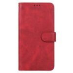Tel1 Xiaomi Redmi Note 13 Pro 5G Skin Feel Solid Color Θήκη Βιβλίο - Red