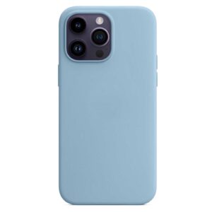 Forcell iPhone 14 Pro Soft Touch Θήκη Σιλικόνης - Light Blue