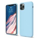 Forcell iPhone 11 Pro Max Soft Touch Θήκη Σιλικόνης - Light Blue