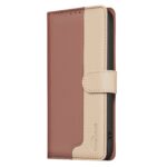 Tel1 Xiaomi Redmi 14C 4G Color Matching RFID Anti-theft Θήκη Βιβλίο - Brown