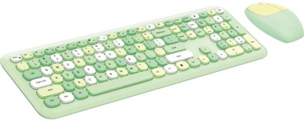 Σετ Πληκτρολόγιο Και Ποντίκι Ασύρματο Forever Wireless Bluetooth Candy Green