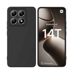 Forcell Xiaomi 14T 5G Matt Θήκη Σιλικόνης - Black
