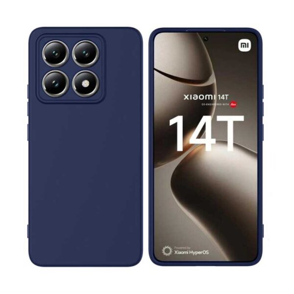 Forcell Xiaomi 14T Pro 5G Matt Θήκη Σιλικόνης - Blue