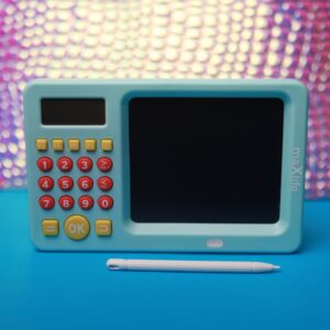 Παιδικός πίνακας γραφής με αριθμομηχανή Maxlife Writing Board with Math Games MXWB-01 Blue