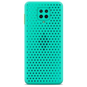 Forcell Xiaomi Redmi Note 9S / 9 Pro / 9 Pro Max Breath Colored Buttons Θήκη Σιλικόνης - Mint