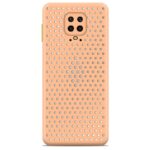 Forcell Xiaomi Redmi Note 9S / 9 Pro / 9 Pro Max Breath Colored Buttons Θήκη Σιλικόνης - Salmon