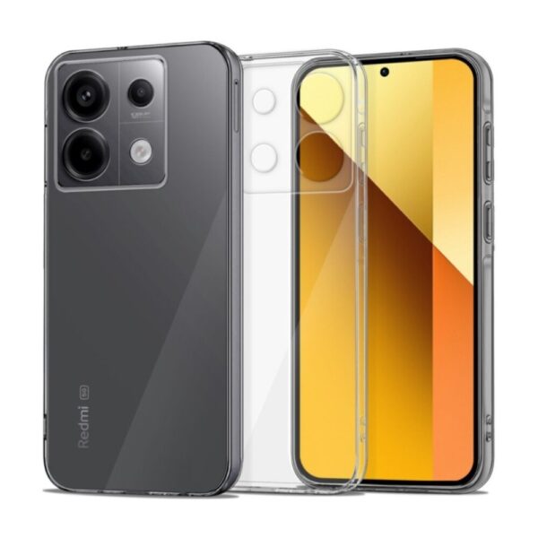Forcell Xiaomi Redmi Note 13 5G Θήκη Σιλικόνης TPU 1.5mm - Διάφανη