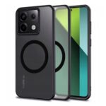 Tech Protect Xiaomi Redmi Note 13 5G MagSafe Magmat Θήκη Με Πλαίσιο Σιλικόνης Διάφανη - Black