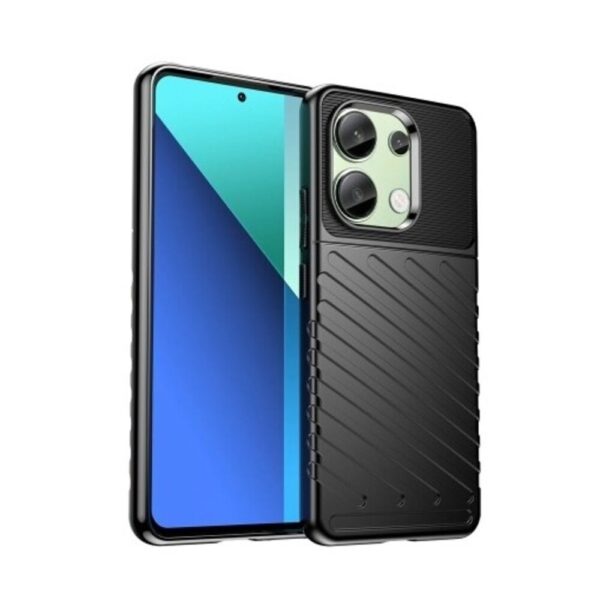 Forcell Xiaomi Redmi Note 13 4G Thunderbolt Θήκη Σιλικόνης - Black