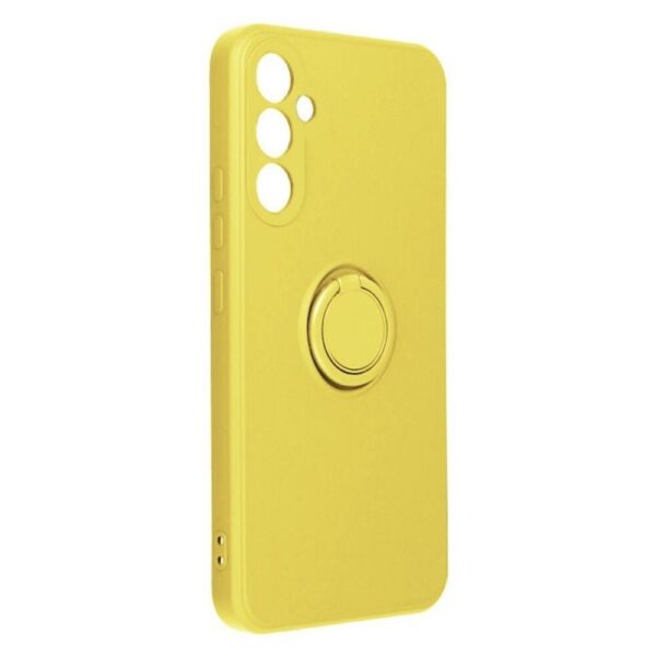 Forcell Samsung Galaxy A34 5G Finger Grip Θήκη Σιλικόνης - Yellow