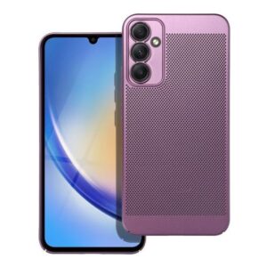 Forcell Samsung Galaxy A34 5G Breezy Θήκη Σιλικόνης - Purple