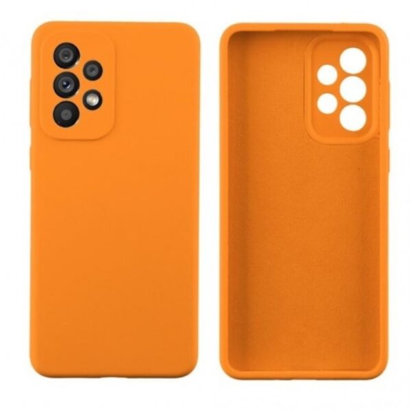 Forcell Samsung Galaxy A52 4G / A52 5G / A52s Θήκη Σιλικόνης - Orange