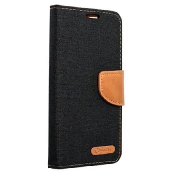 Tel1 Xiaomi Redmi Note 12 5G Canvas Θήκη Βιβλίο - Brown