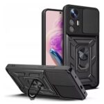 Forcell Xiaomi Redmi Note 12s Sliding Camera Θήκη Σκληρή - Black