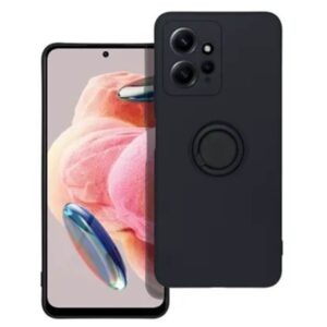 Forcell Xiaomi Redmi Note 12 Pro Plus 5G Finger Grid Θήκη Σιλικόνης - Black