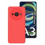 Forcell Xiaomi Redmi A3 Matt Θήκη Σιλικόνης - Red
