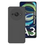 Forcell Xiaomi Redmi A3 Matt Θήκη Σιλικόνης - Black