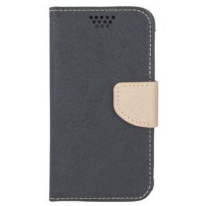 Tel1 Xiaomi Redmi 9A / 9AT Fancy Book Θήκη Βιβλίο - Black