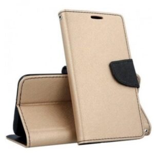 Tel1 Xiaomi Redmi 9A / 9AT Fancy Book Θήκη Βιβλίο - Gold