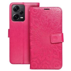 Forcell Xiaomi Redmi Note 12 5G / Xiaomi Poco X5 5G Mezzo Mandala Θήκη Βιβλίο - Fouchsia