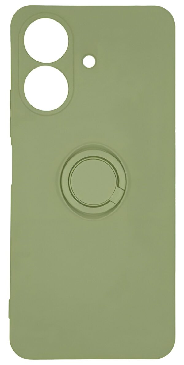 Forcell Xiaomi Redmi 13C 5G Finger Grip Θήκη Σιλικόνης - Green