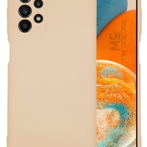 Forcell Samsung Galaxy A13 4G Soft Touch Θήκη Σιλικόνης - Light Brown