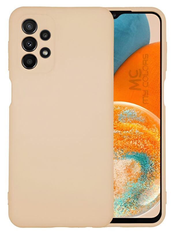 Forcell Samsung Galaxy A13 4G Soft Touch Θήκη Σιλικόνης - Light Brown Forcell Samsung Galaxy A13 4G Soft Touch Θήκη Σιλικόνης - Light Brown