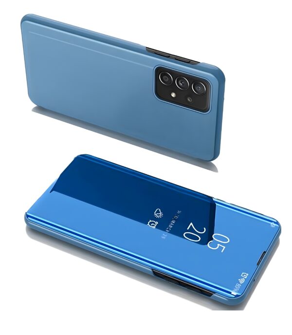 Tel1 Samsung Galaxy A53 5G Clear View Stand Θήκη Βιβλίο - Blue
